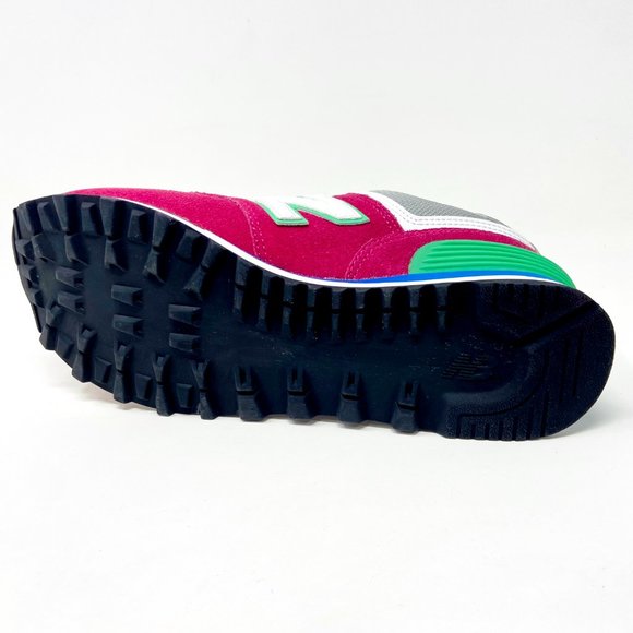 New Balance 574 Classic Red Green Womens Size 7 Casual Sneakers WL574CPV - Picture 5 of 5